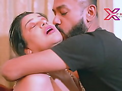 Desi aunty enjoys intense anal pleasure in steamy threesome.